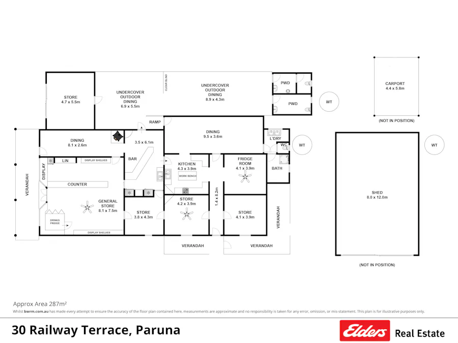 28 Railway Terrace, Paruna, SA, 5311 - Floorplan 1