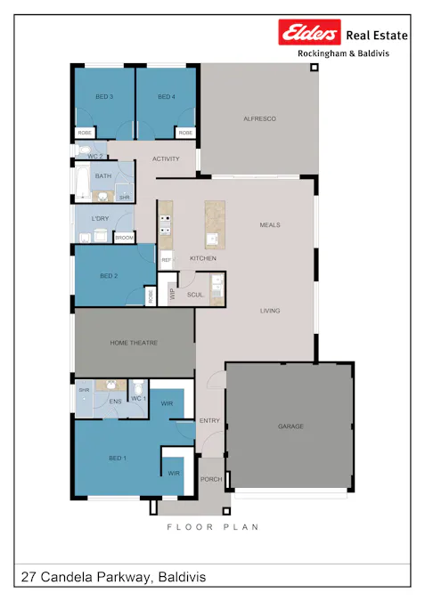 27 Candela Parkway, Baldivis, WA, 6171 - Floorplan 1