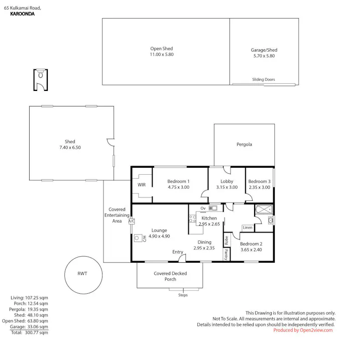 65 Kulkami Road, Karoonda, SA, 5307 - Floorplan 1
