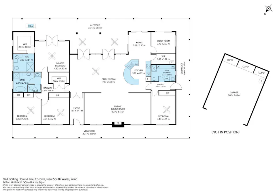 92A Boiling Down Lane, Corowa, NSW, 2646 - Floorplan 1