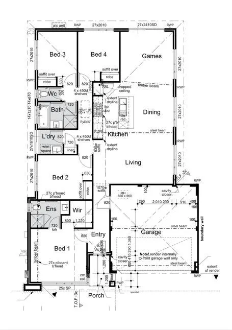 24 Neslite Road, Dalyellup, WA, 6230 - Floorplan 1