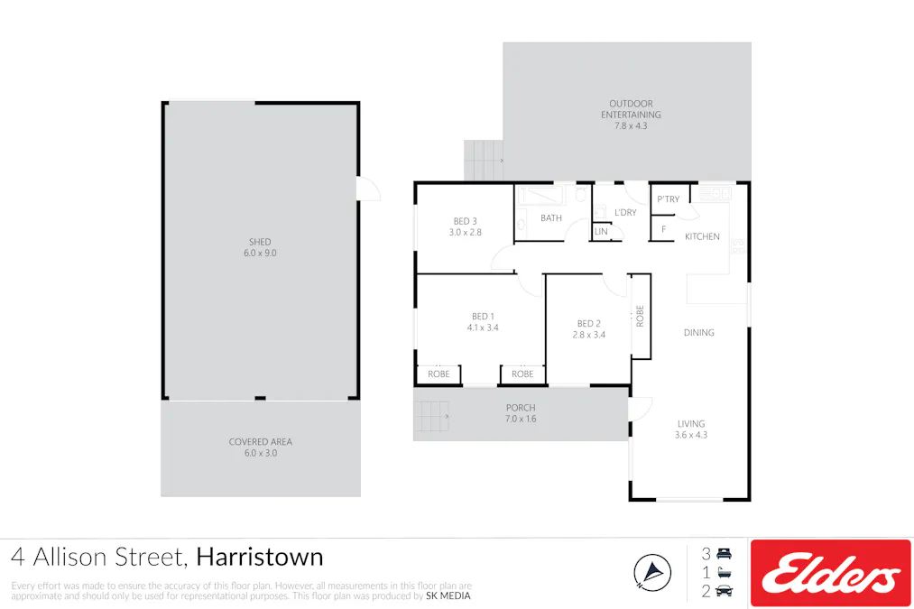 4 Allison Street, Harristown, QLD, 4350 - Floorplan 1