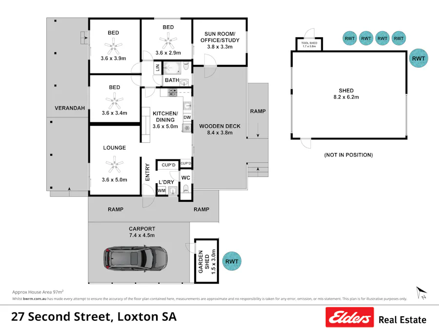 27 Second Street, Loxton, SA, 5333 - Floorplan 1