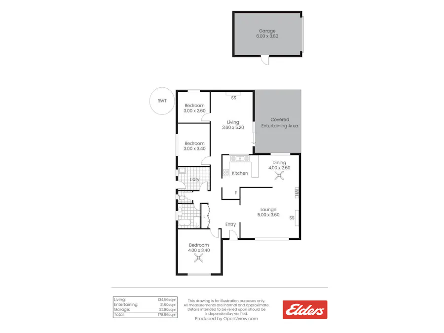 1 East Terrace, Booborowie, SA, 5417 - Floorplan 1