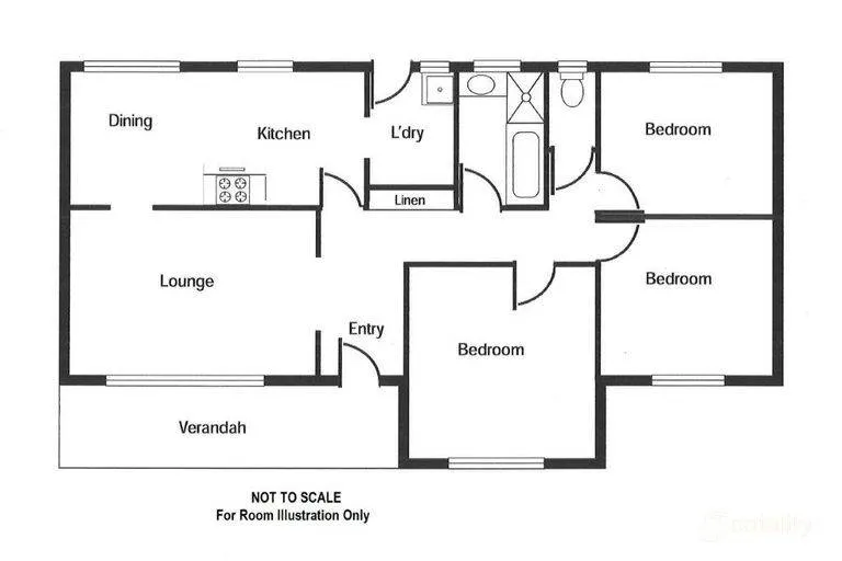 3 Showell Avenue, Renmark, SA, 5341 - Floorplan 1