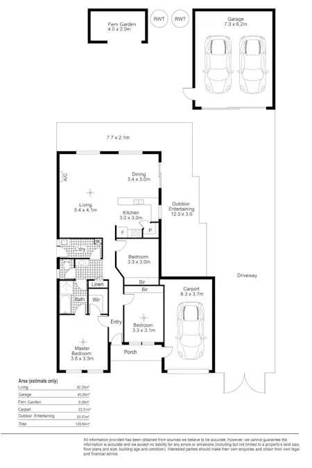 129 Beach Road, Goolwa Beach, SA, 5214 - Floorplan 1