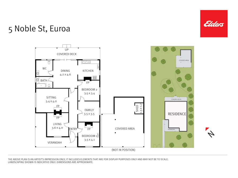 5 Noble Street, Euroa, VIC, 3666 - Floorplan 1