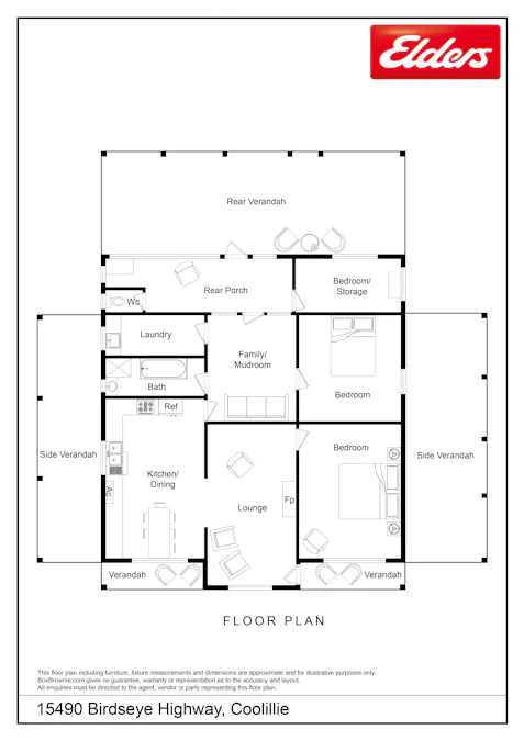 15490 Birdseye Highway, Coolillie, SA, 5670 - Floorplan 1