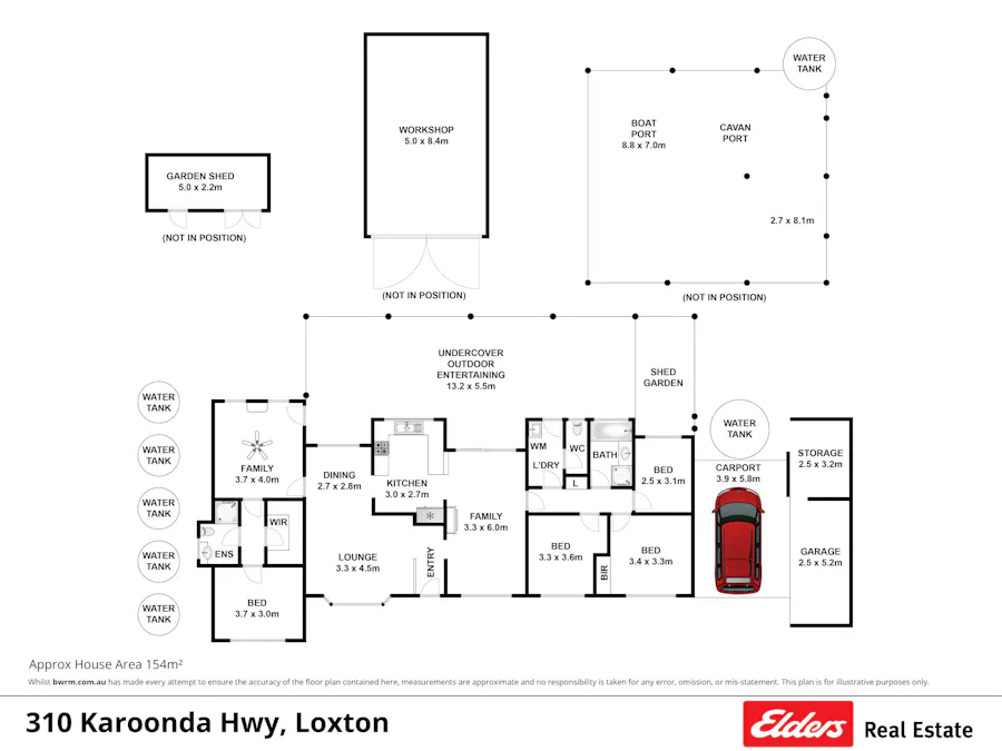310 Karoonda Highway, Loxton, SA, 5333 - Floorplan 1