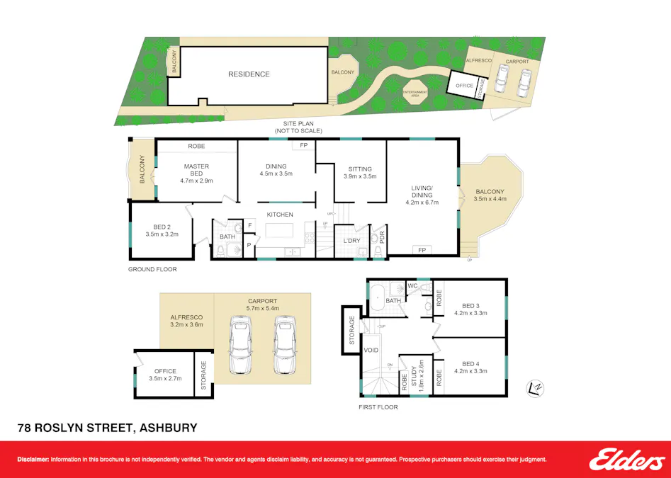 78 Roslyn Street, Ashbury, NSW, 2193 - Floorplan 1