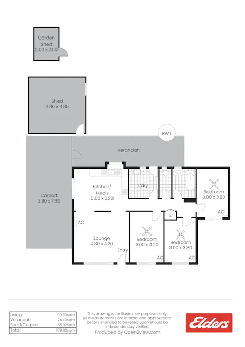 24 Sugarwood Crescent, Whyalla Stuart, SA, 5608 - Floorplan 1