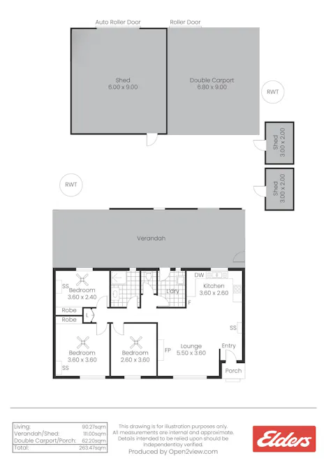 16 McLennan Avenue, Whyalla Norrie, SA, 5608 - Floorplan 1