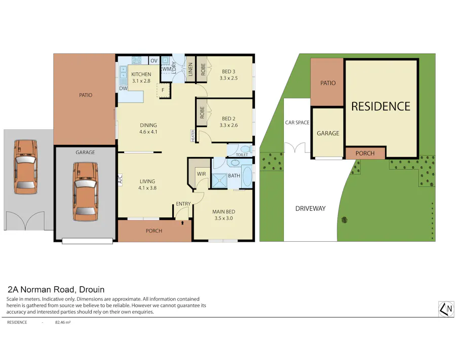 2a Norman Road, Drouin, VIC, 3818 - Floorplan 1
