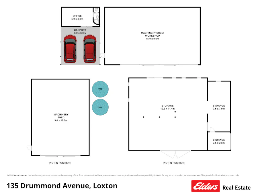 153 Drummond Avenue, Loxton, SA, 5333 - Floorplan 1