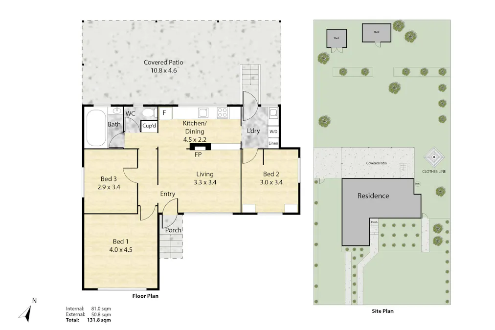 25 Yalbaroo Road, Northam, WA, 6401 - Floorplan 1
