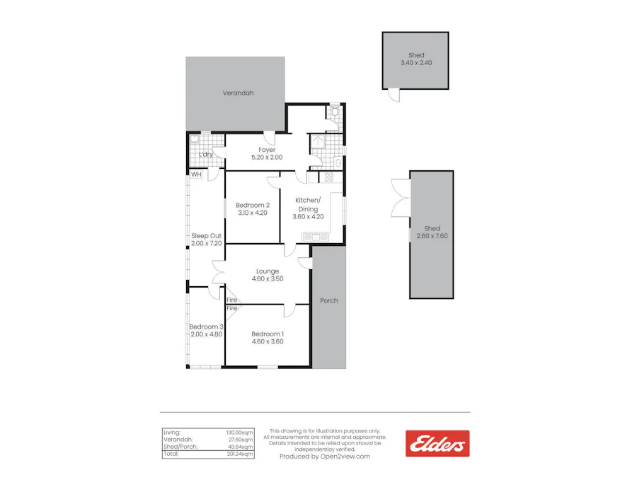 8 Bit Street, Saddleworth, SA, 5413 - Floorplan 1