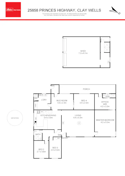 25858 Princes Highway, Clay Wells, SA, 5280 - Floorplan 1