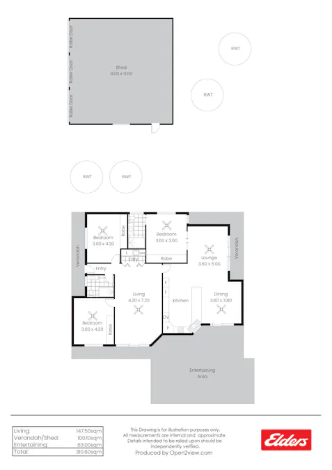 1 Capella Court, Port Rickaby, SA, 5575 - Floorplan 2