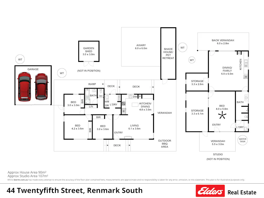 44 Twentyfifth Street, Renmark, SA, 5341 - Floorplan 1