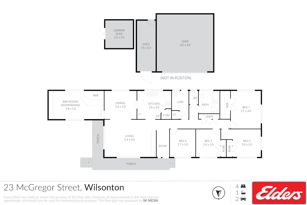 23 McGregor Street, Wilsonton, QLD, 4350 - Floorplan 1