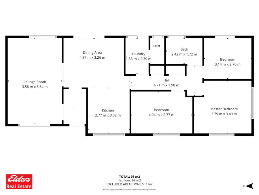 43 Third Street, Cleve, SA, 5640 - Floorplan 1
