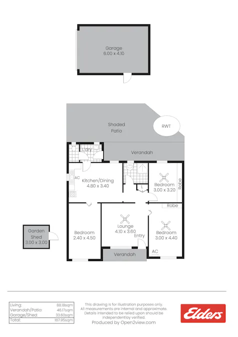 39 Clark Crescent, Whyalla Norrie, SA, 5608 - Floorplan 1