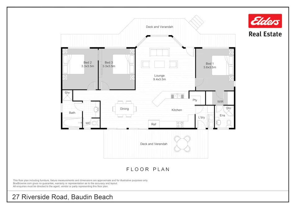 27 Riverside Road, Baudin Beach, SA, 5222 - Floorplan 1