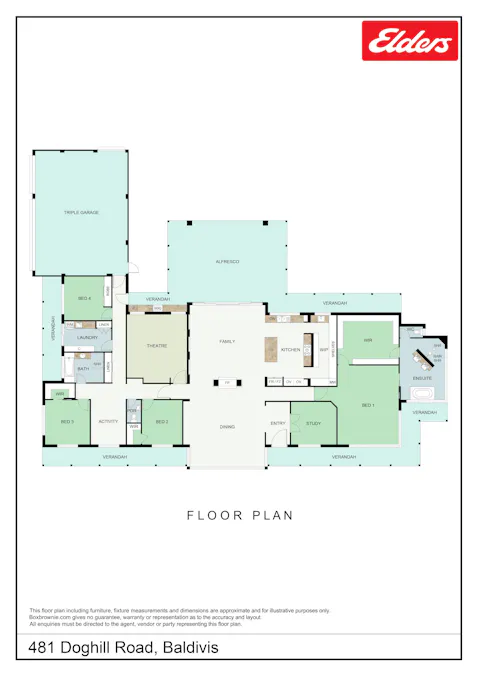 481 Doghill Road, Baldivis, WA, 6171 - Floorplan 1