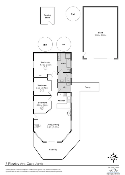 7 Fleurieu Avenue, Cape Jervis, SA, 5204 - Floorplan 1