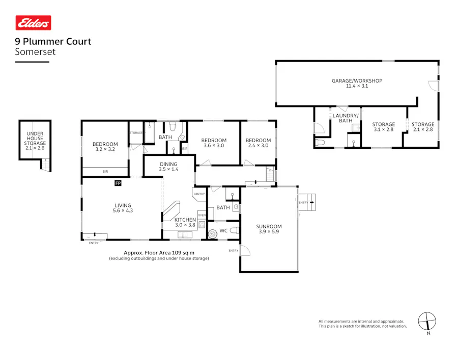 9 Plummer Court, Somerset, TAS, 7322 - Floorplan 1