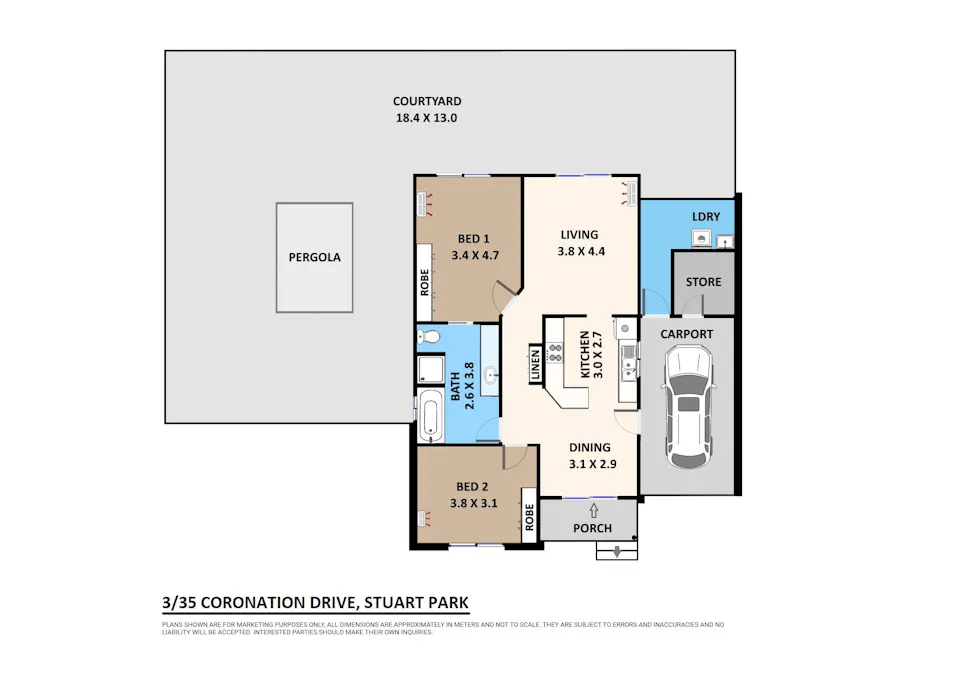 3/35 Coronation Drive, Stuart Park, NT, 0820 - Floorplan 1