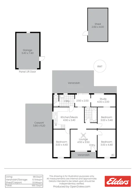 10 Grevillea Street, Whyalla Stuart, SA, 5608 - Floorplan 1