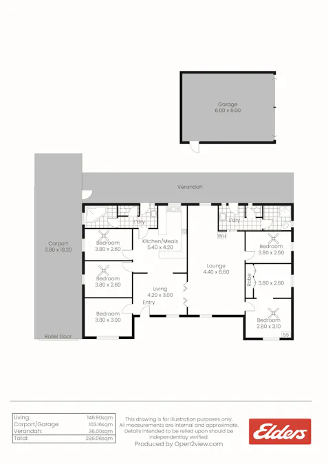 3 Milsom Street, Whyalla Stuart, SA, 5608 - Floorplan 1