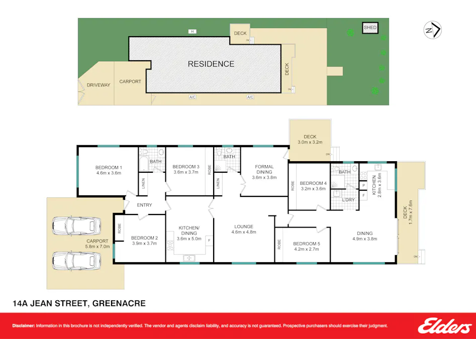 Greenacre, NSW, 2190 - Floorplan 1