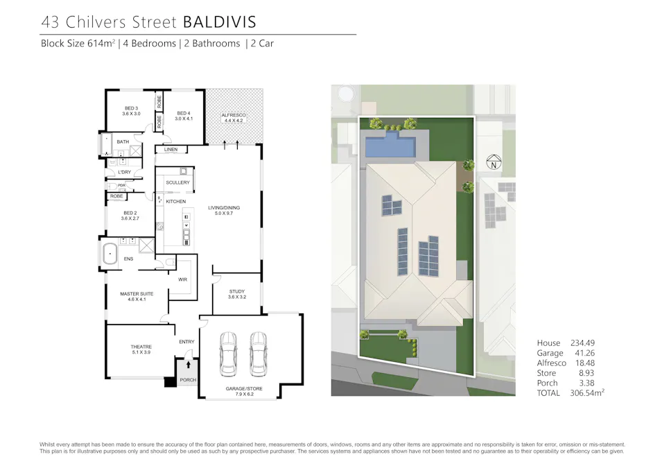 43 Chilvers Street, Baldivis, WA, 6171 - Floorplan 1