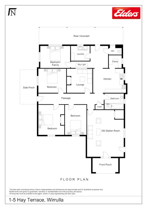 1-5 Hay Terrace, Wirrulla, SA, 5661 - Floorplan 1
