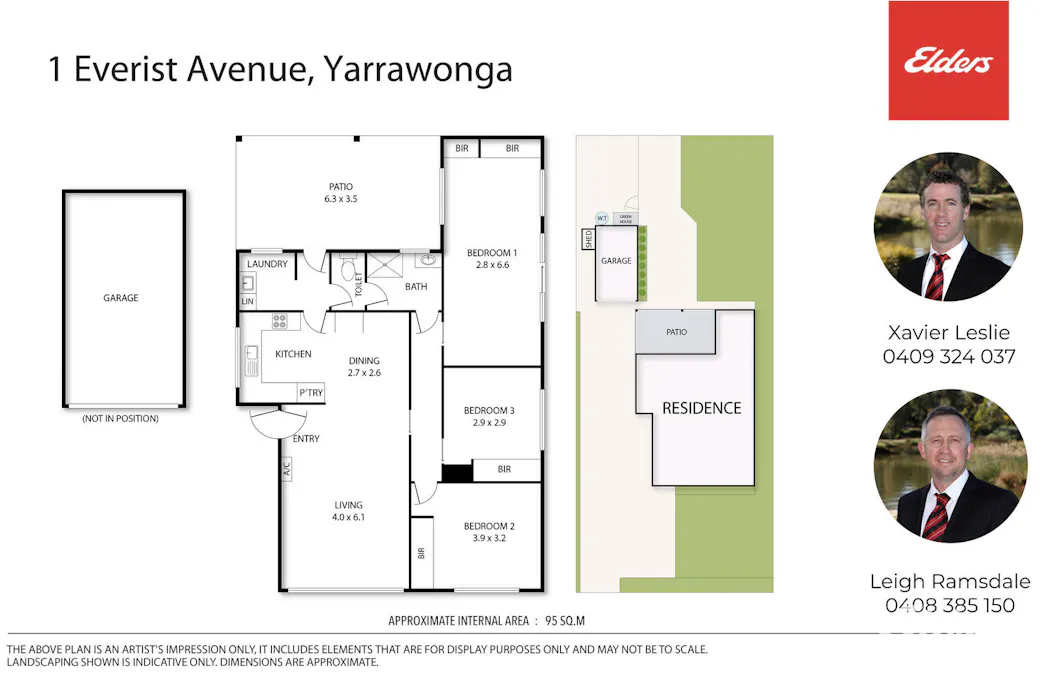 1 Everist Avenue, Yarrawonga, VIC, 3730 - Floorplan 1