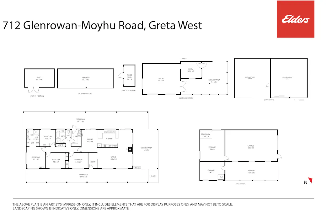 712  Glenrowan - Moyhu Road, Greta West, VIC, 3675 - Floorplan 1