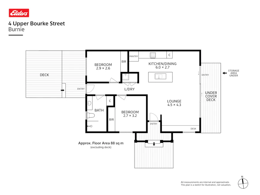 4 Upper Bourke Street, Burnie, TAS, 7320 - Floorplan 1