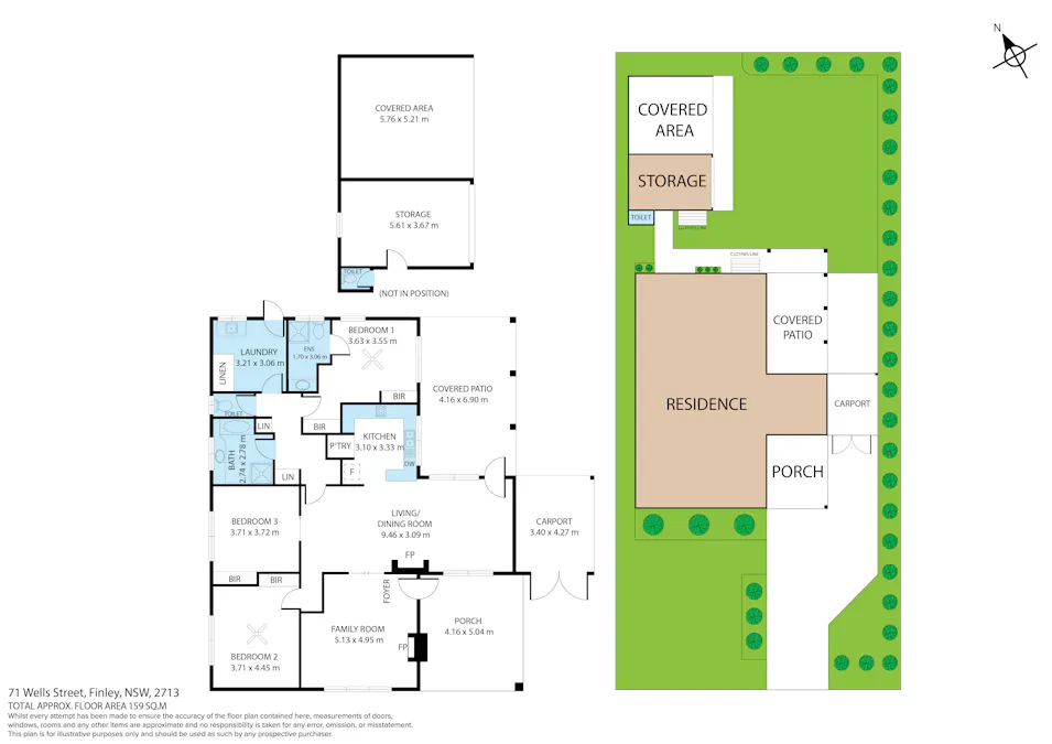 71  Wells Street, Finley, NSW, 2713 - Floorplan 1