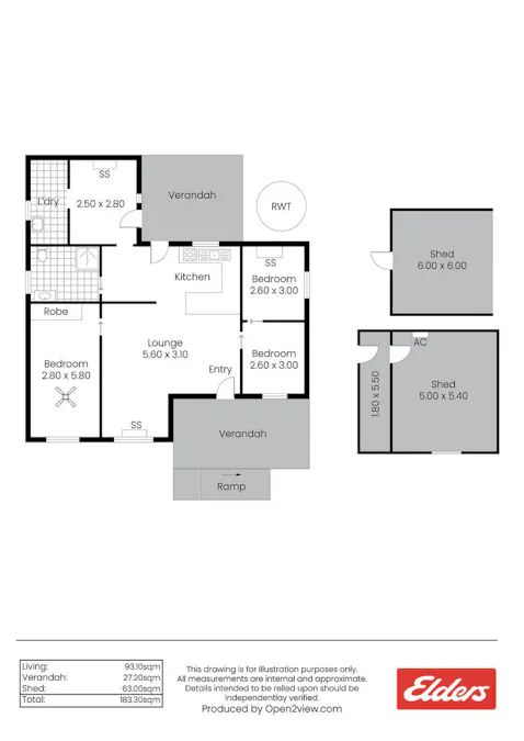 46 Stone Reserve Road, Halbury, SA, 5461 - Floorplan 1
