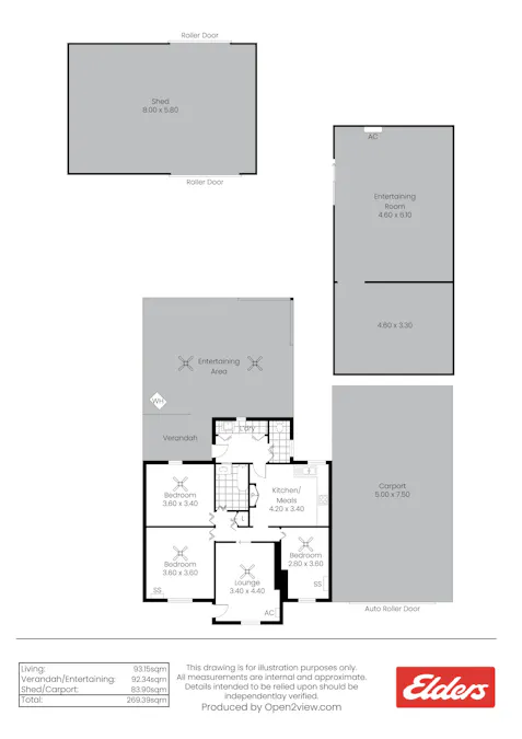 1 Henderson Street, Whyalla Norrie, SA, 5608 - Floorplan 1