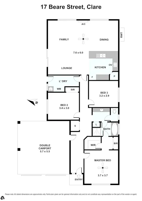 17A Beare Street, Clare, SA, 5453 - Floorplan 1