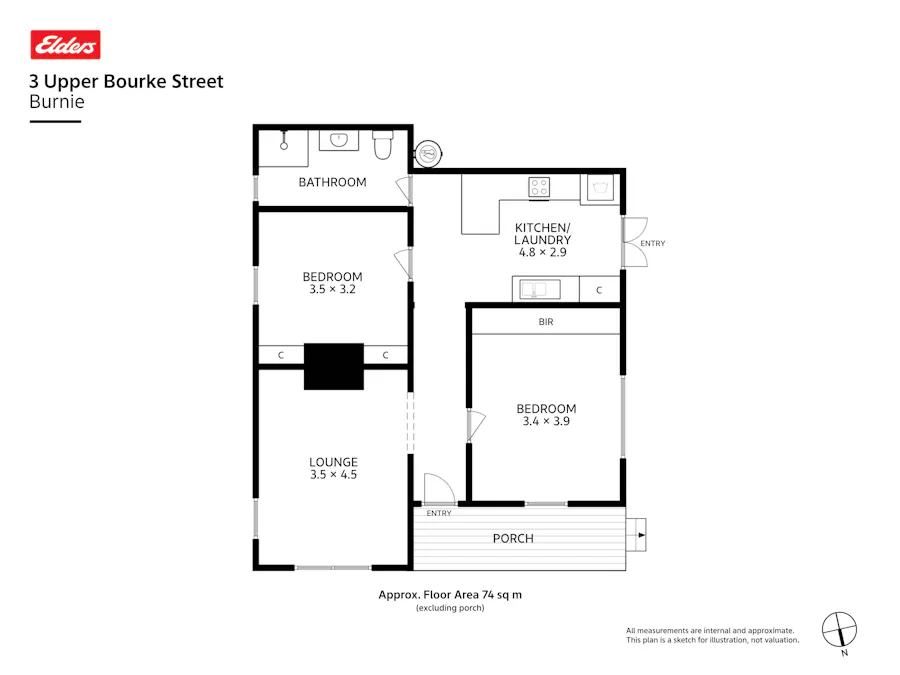 3 Upper Bourke Street, Burnie, TAS, 7320 - Floorplan 1