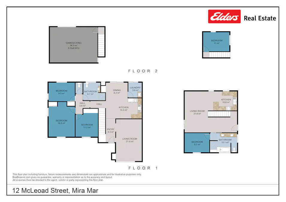 12 McLeod Street, Mira Mar, WA, 6330 - Floorplan 1