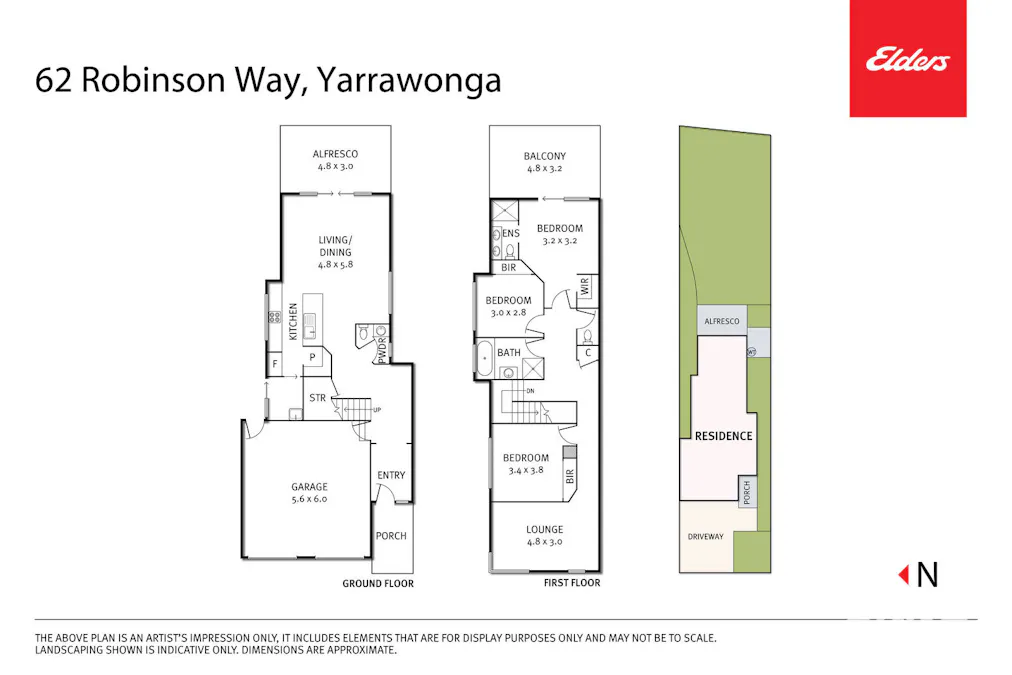 62 Robinson Way, Yarrawonga, VIC, 3730 - Floorplan 1