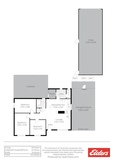 15 Lewthwaite Street, Whyalla Norrie, SA, 5608 - Floorplan 1