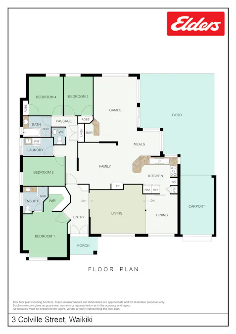 3 Colville Street, Waikiki, WA, 6169 - Floorplan 1