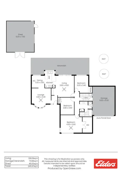63 Edith Terrace , Balaklava, SA, 5461 - Floorplan 2
