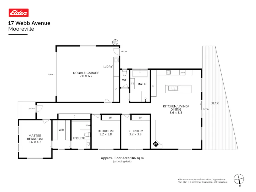 17 Webb Avenue, Mooreville, TAS, 7321 - Floorplan 1